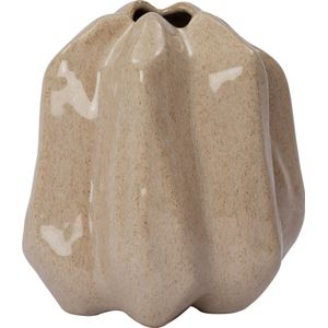 Intratuin vaas Tos beige 16,2 x 14,5 x 16,5 cm