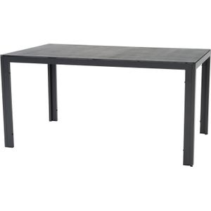 Intratuin Eettafel Bea Antraciet 150 x 90 x 74 cm