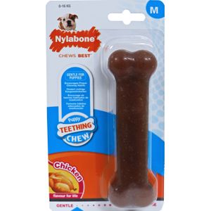 Nylabone hondenspeelgoed Teething Chew kip puppy M