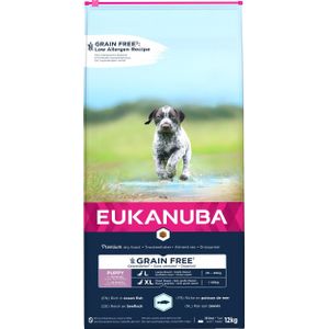 Eukanuba hondenvoer graanvrij zeevis puppy large/XL large 12 kg