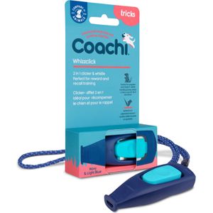 Coachi hondenspeelgoed training clicker donkerblauw 8 x 2 x 1 cm