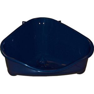 Moderna plastic knaagdiertoilet met haak donkerblauw