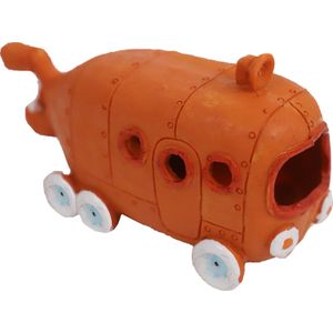 Penn-Plax aquarium decoratie Spongebob bus oranje 5,5 x 13 x 7,5 cm