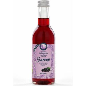 Searoop zwarte bes lavendel roos siroop 250 ml