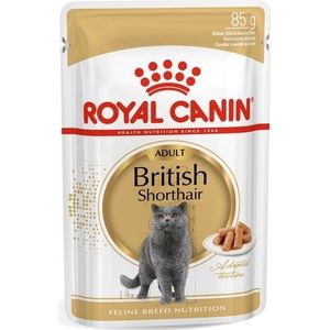 Royal Canin kattenvoer Brits Korthaar adult 85 g 12 stuks