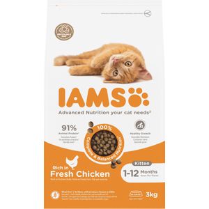 IAMS for Vitality verse kip kitten 3 kg