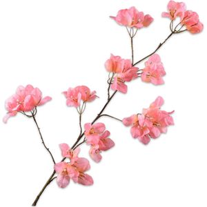 Silk-Ka kunstbloem Bougainvillea roze 120 cm
