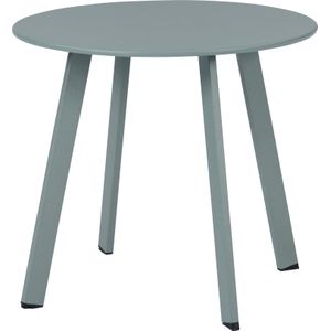 Intratuin - Latte - Bijzettafel - Lichtgroen - Staal - Ø 50 H 45 cm