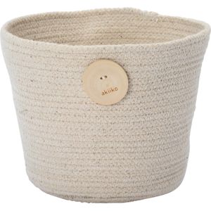 Intratuin opbergmand Roppy beige D 18 H 14 cm