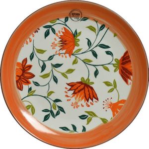 Decoris dinerbord Ezra oranje D 27 H 2,7 cm