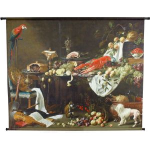 HD Collection wandkleed Tafel bruin 146 x 110 cm
