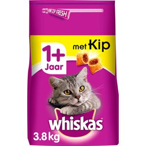 Whiskas kattenvoer adult kip 3,8 kg