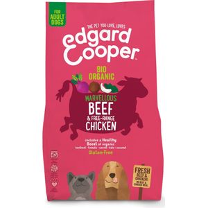 Edgard & Cooper hondenvoer Bio rund en kip adult 2,5 kg