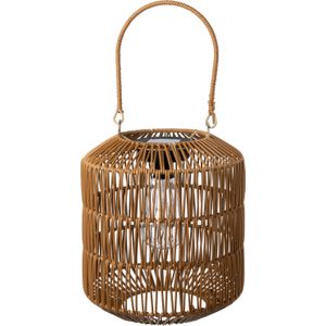 Intratuin solar windlicht bruin D 23 H 25 cm