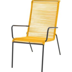 Intratuin relaxstoel Steef geel