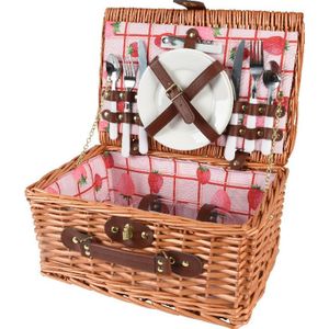 Kitchen Goods & More picknickset bruin 26 x 38 x 23 cm