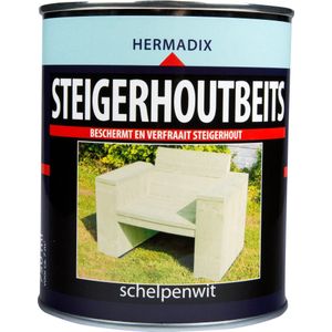 Hermadix Steigerhoutbeits schelpen wit 750 ml