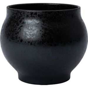 Bloempot binnen Jizz zwart Ø 26 H 22 cm | Intratuin