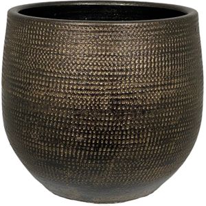 HS Bloempot binnen Tokio goud Ø 16 H 14 cm