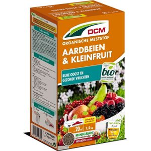 DCM Bio meststof aardbeien en kleinfruit 1,5 kg