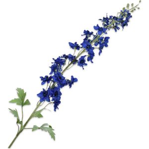 Silk-Ka kunstbloem Delphinium blauw 127 cm