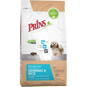 Prins hondenvoer ProCare Mini haring en rijst 3 kg