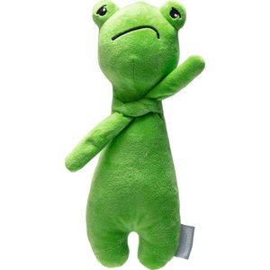 Beeztees hondenpeelgoed Grumpy Froggy groen 30 x 11,5 x 7,5 cm