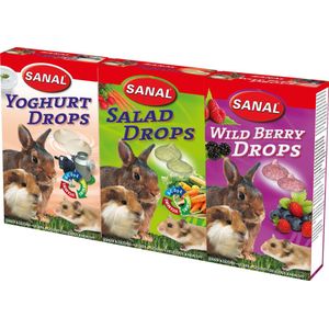 Sanal 3-pak yoghurt/salad/wildberry