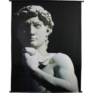 HD Collection wandkleed David zwart / wit 146 x 110 cm