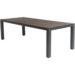 Tierra Outdoor eettafel Briga antraciet / grafite 180 x 100 x 73 cm