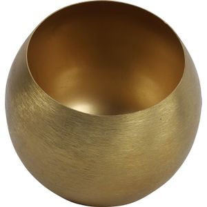 Countryfield waxinelichthouder Obion goud D 15,5 H 14,5 cm