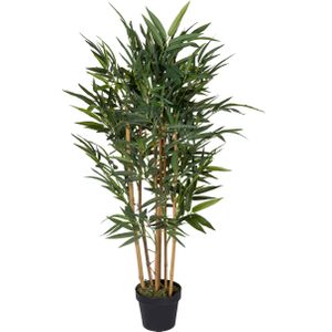 Bamboe kunstplant | Ø 45 H 120 cm | groot | in pot | voor binnen | Intratuin