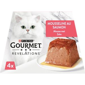 Gourmet kattenvoer in mouse Revelations zalm 57 g 4 stuks