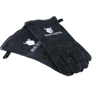Valhal barbecue handschoenen zwart onesize 2 stuks