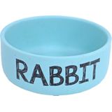 Boon konijnen voerbak Rabbit blauw D 12 H 5 cm
