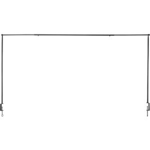 Esschert Design tafelklem zwart 117,7 x 3,7 x 110,5 cm