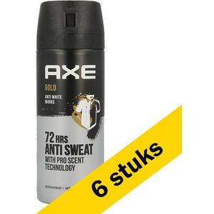 Axe Anti-Transpirant Gold  deodorant - body spray (6x 150 ml)