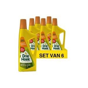 6x Driehoek vloeibare zeep met oranjebloesem (725 ml)