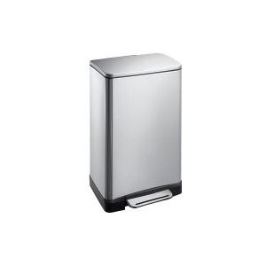 EKO E-Cube Prullenbak - 30 Liter - Mat RVS