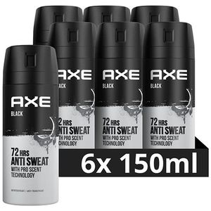 Axe Black Dry deodorant - body spray (6x 150 ml)