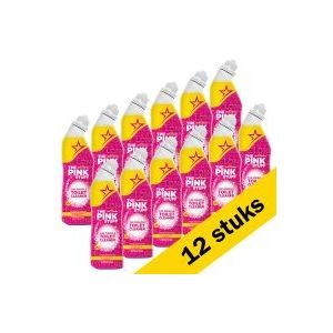 The Pink Stuff toiletreiniger gel (12 flessen - 750 ml)