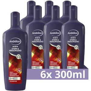 Andrélon Shampoo For Men Strong & Care (6x 300 ml)