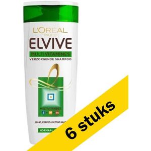Aanbieding: 6x L'Oreal Elvive Multivitamines shampoo (250 ml)
