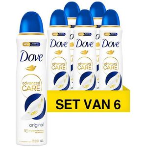 6x Dove deodorant spray Original (150 ml)