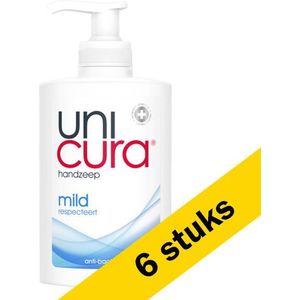 6x Unicura handzeep Mild (250 ml)