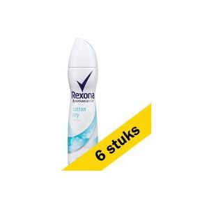 6x Rexona deodorant spray Ultra Dry Cotton (150 ml)