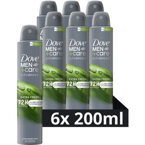 Dove Men+ Care Deodorant Extra Fresh (6x 200 ml)
