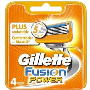 Gillette Fusion Power scheermesjes (4 stuks)