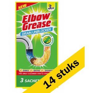 Aanbieding: Elbow Grease Drain Unblocker - Ontstopper poeder (42 x 40 gram)