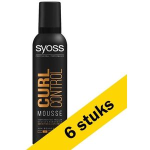 Aanbieding: 6x Syoss Curl Control mousse (250 ml)